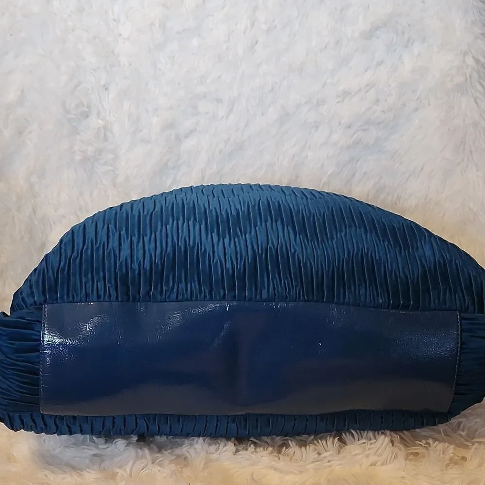 Coach Ashley Navy Textured Bag